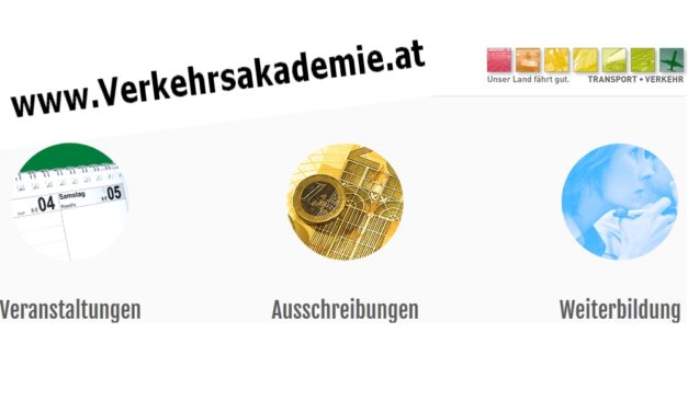 Wei­ter­bil­dungs­por­tal www.verkehrsakademie.at nutzen!