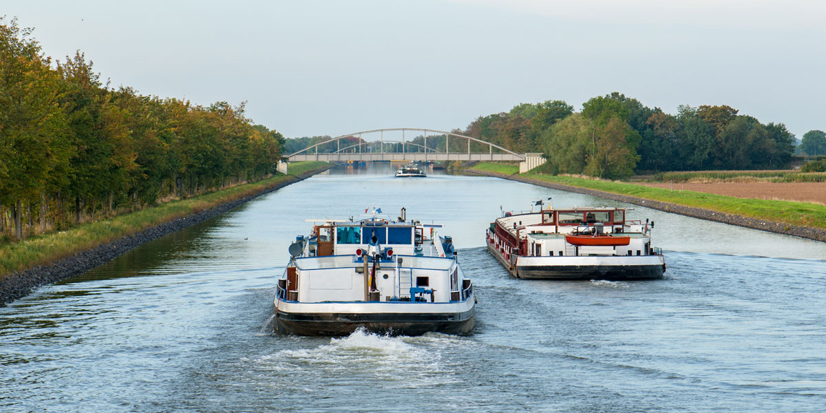 Auf Donau 2021 Güter­ver­kehr gleich und Pas­sa­gier­zah­len niedrig